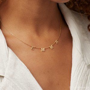 Personalized Family Necklace Minimalist Mom Gift